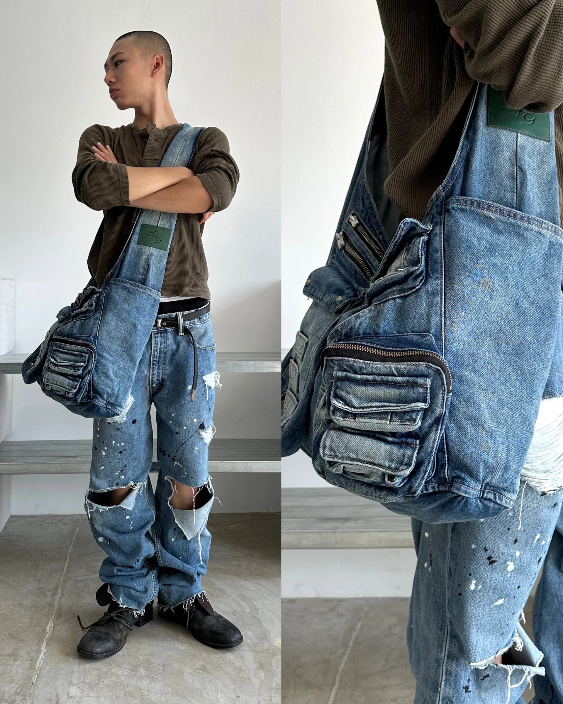 Rave Denim Bag [Blue]