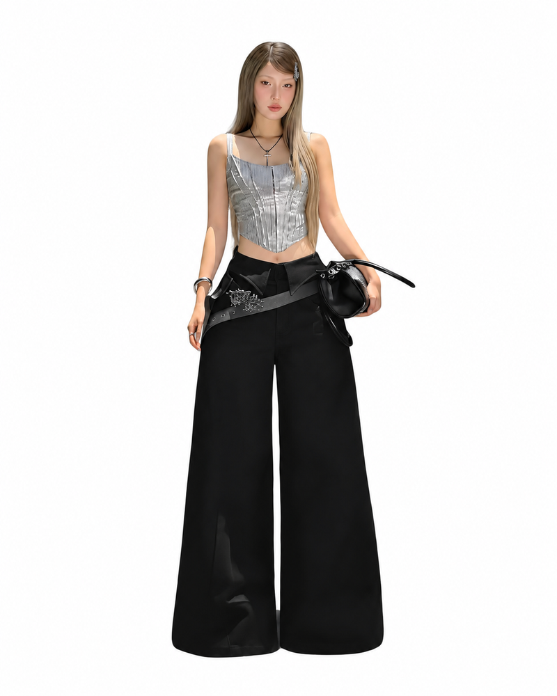 THE FANCÉ Mama Joy Jeans Black – official view 2