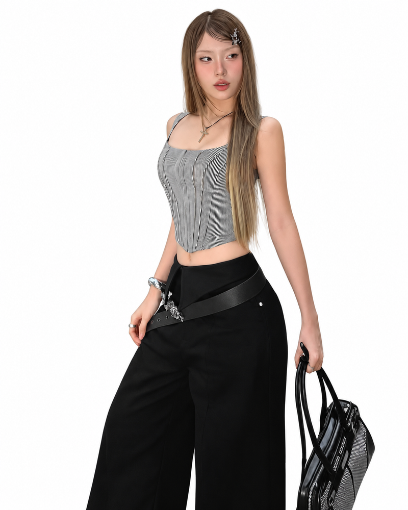 THE FANCÉ Mama Joy Jeans Black – official view 4