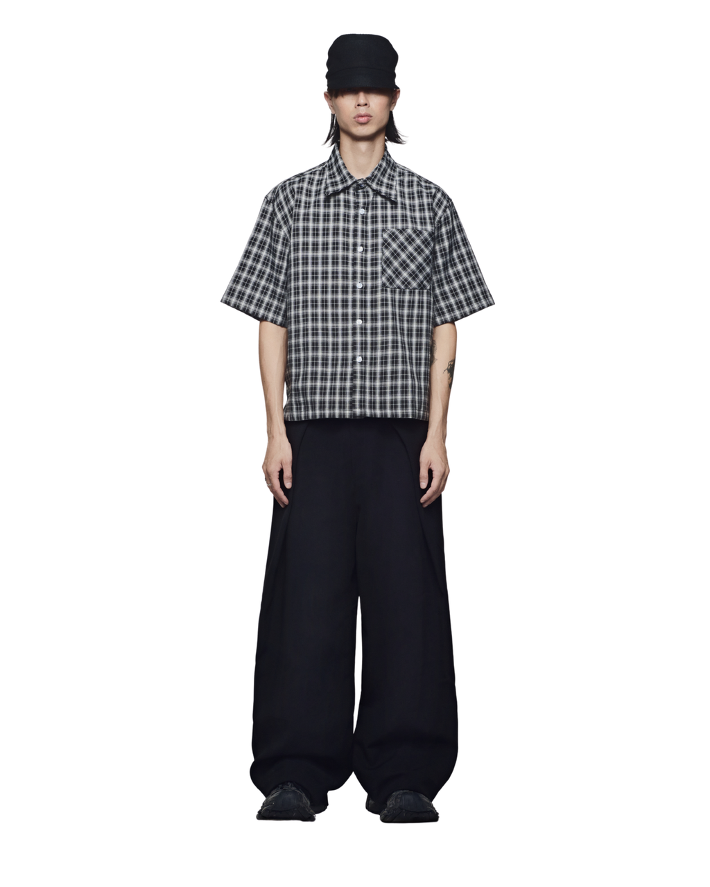 LIDER CAROLINE BOXY SHIRT 2.0 [Checked Black]