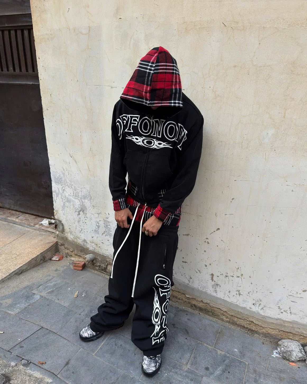 OFF Tribal LOGO Hoodie - Black