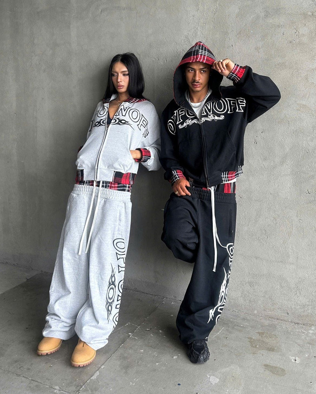 OFF Tribal LOGO Pants - GREY