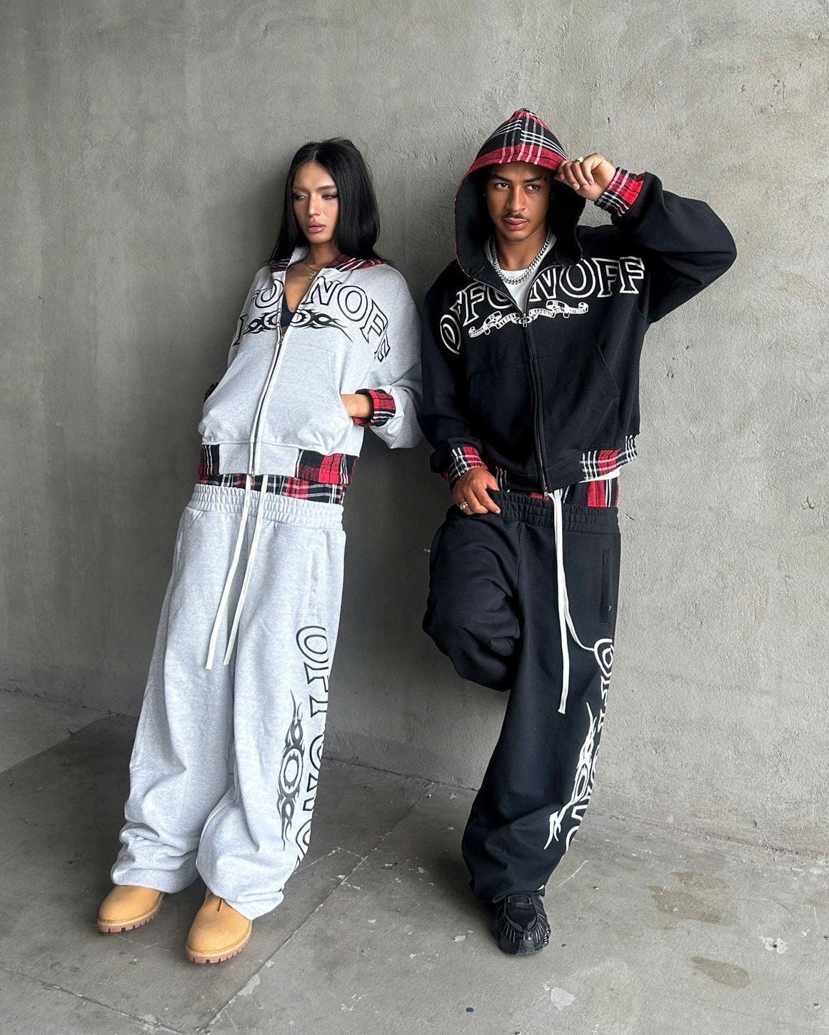 OFF Tribal LOGO Pants - GREY