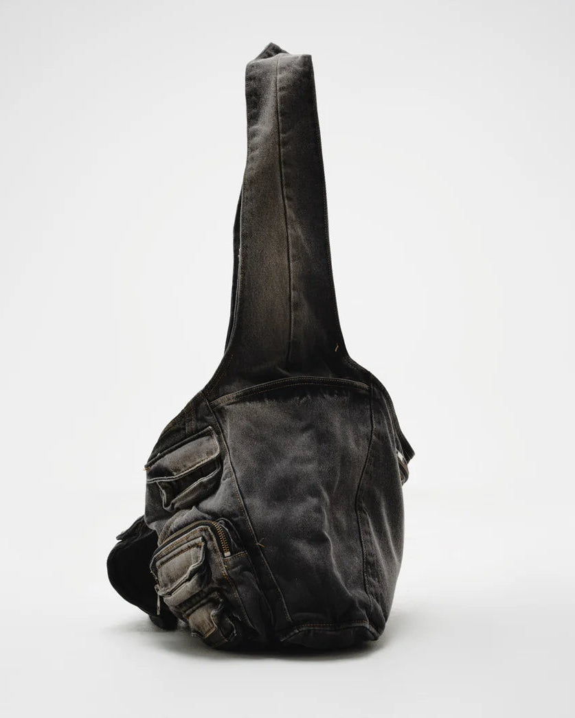 Rave Denim Bag [Black]