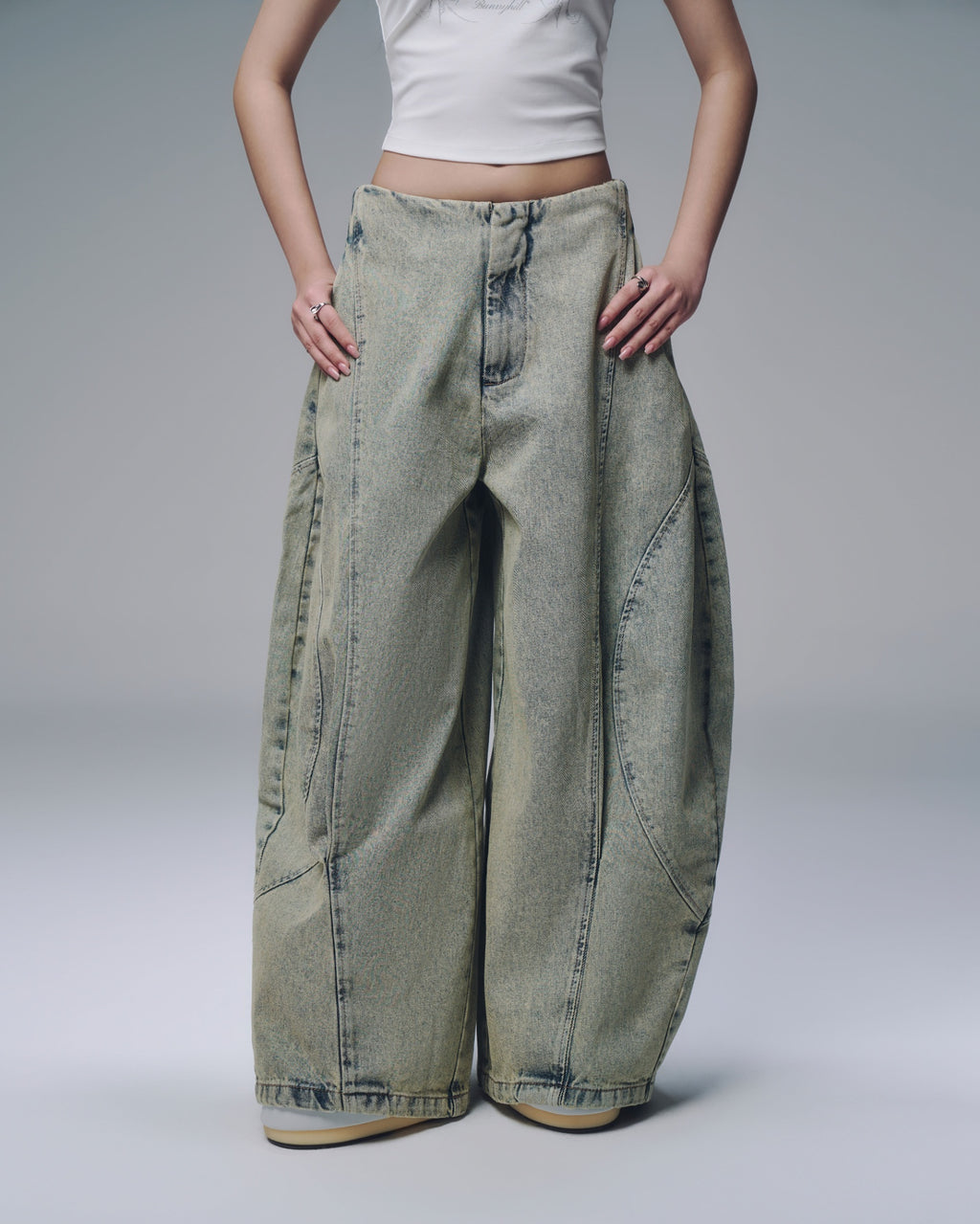 BUNNYHILL Luft Pants Ver Jean Blue Wash