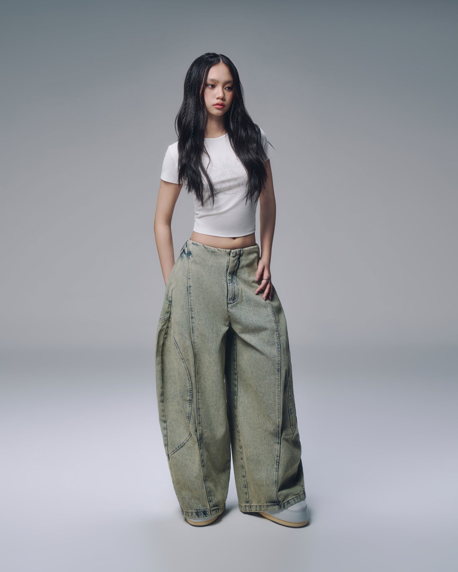 BUNNYHILL Luft Pants Ver Jean Blue Wash