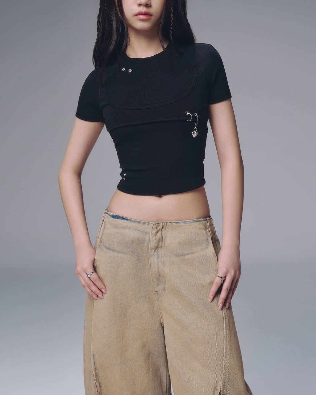 BUNNYHILL Bunny Charm Ver Baby Tee