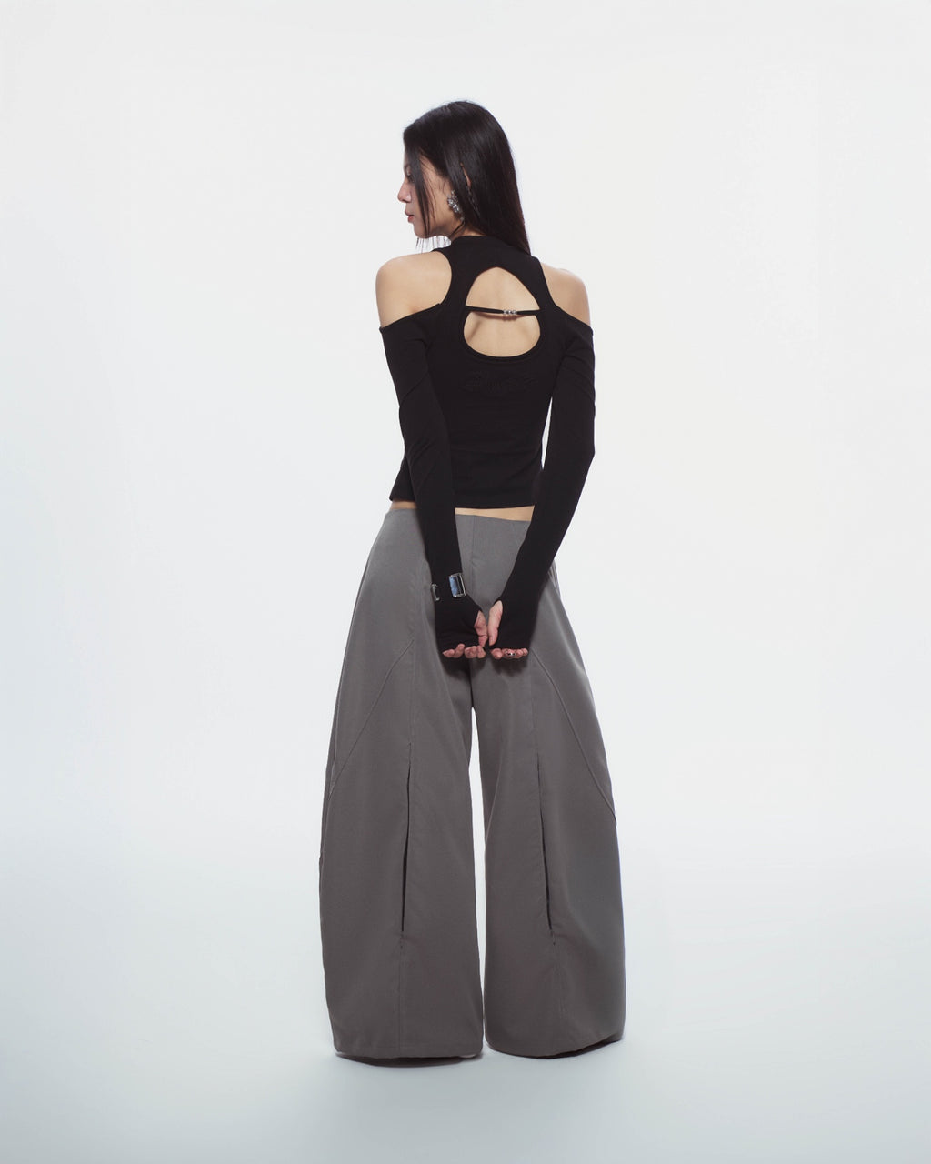 BUNNYHILL Caspian Long Sleeve Top Black