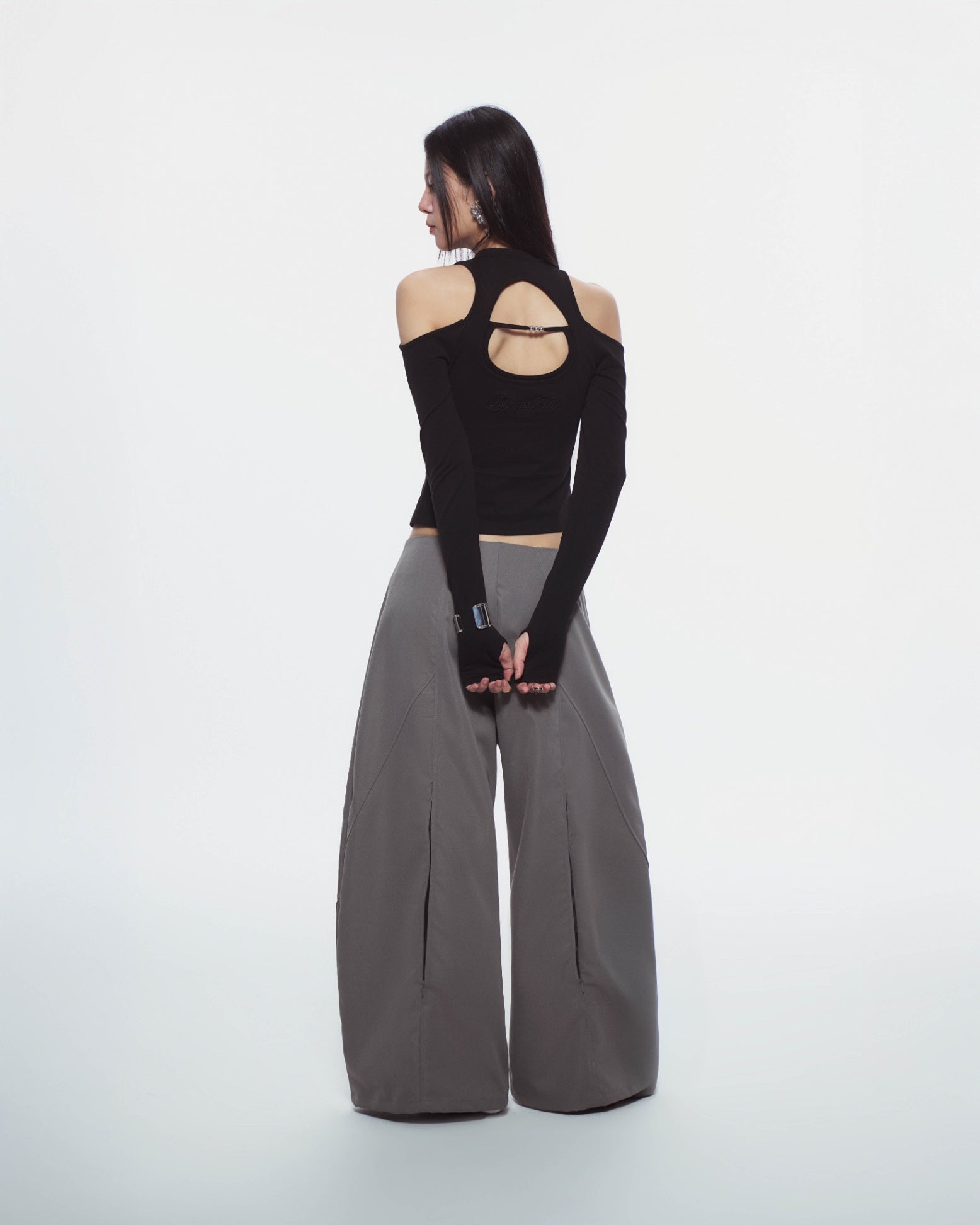 BUNNYHILL Caspian Long Sleeve Top Black