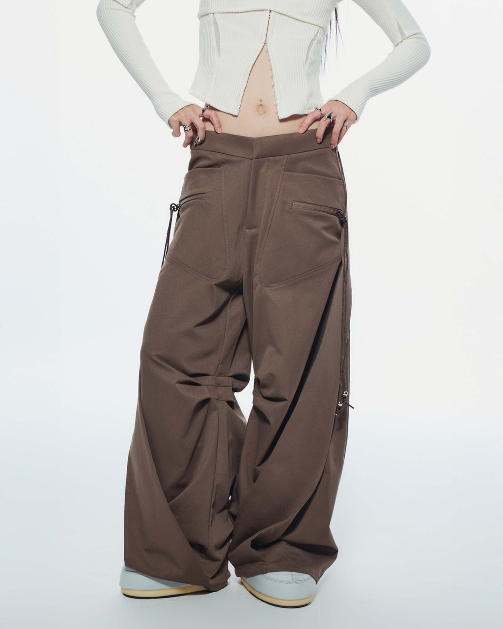 BUNNYHILL Archer Pants [Brown]