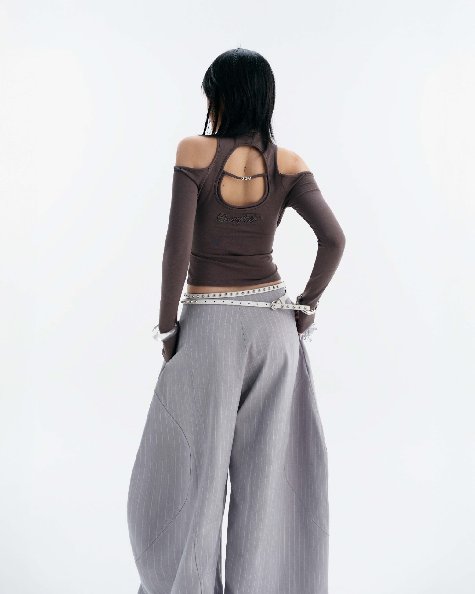 BUNNYHILL Caspian Long Sleeve Top Grey