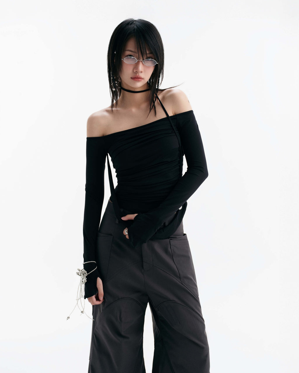 BUNNYHILL Melvin Long Sleeve Top Black