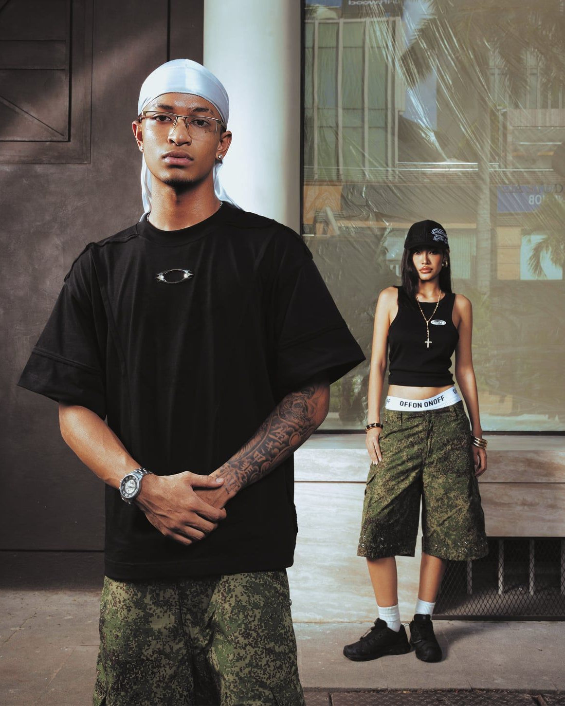 OFF CAMO Baggy Short