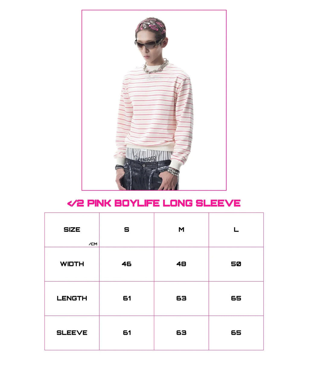 CH2 Boylife LONG Sleeve - PINK