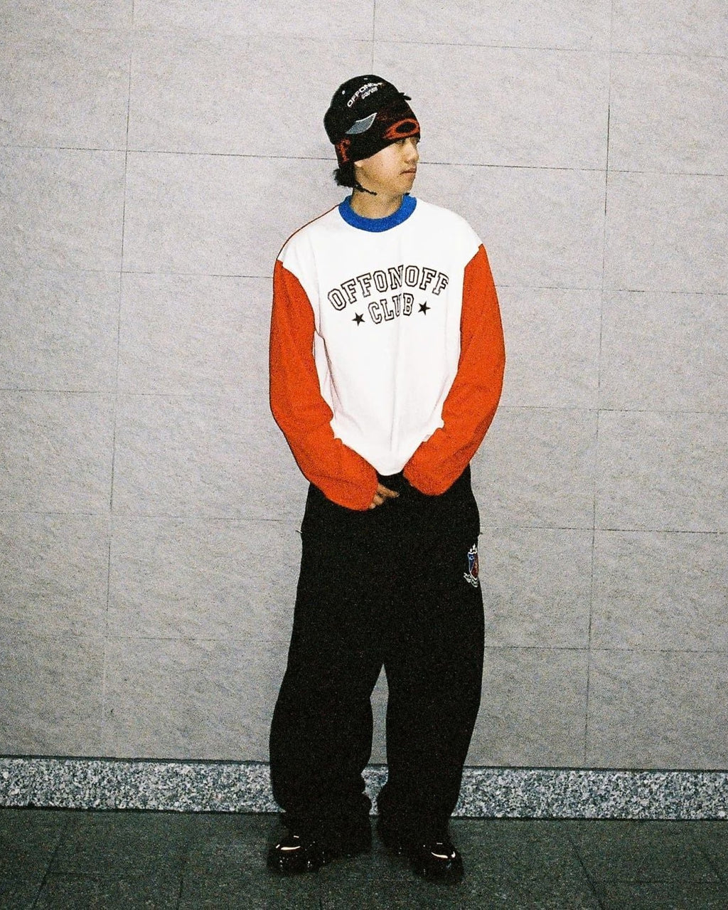 OFF LONG Sleeve - RED White