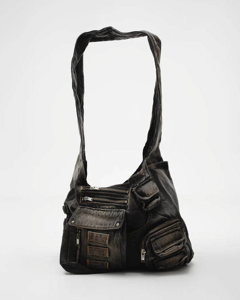 Rave Denim Bag [Black]