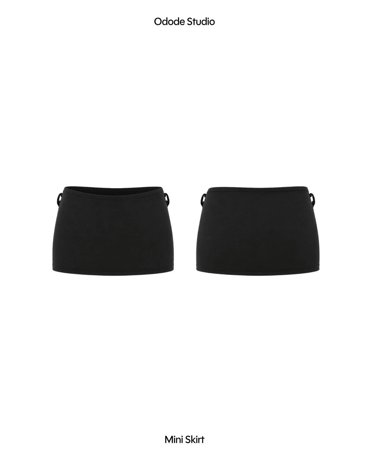 ODODE Mini Skirt [Black]