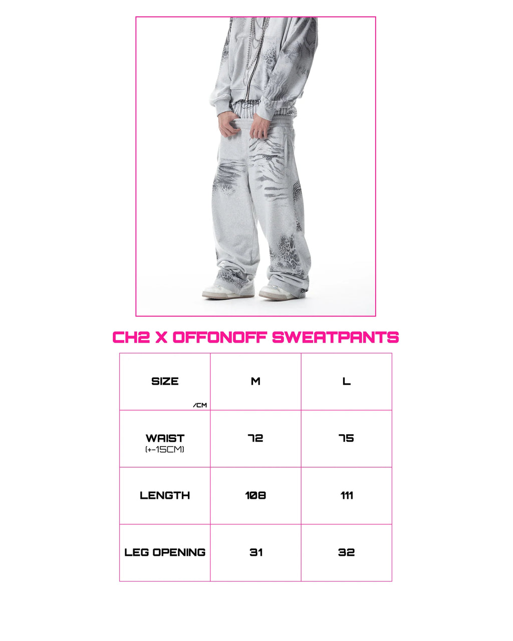 CH2 X OFF SET Pants