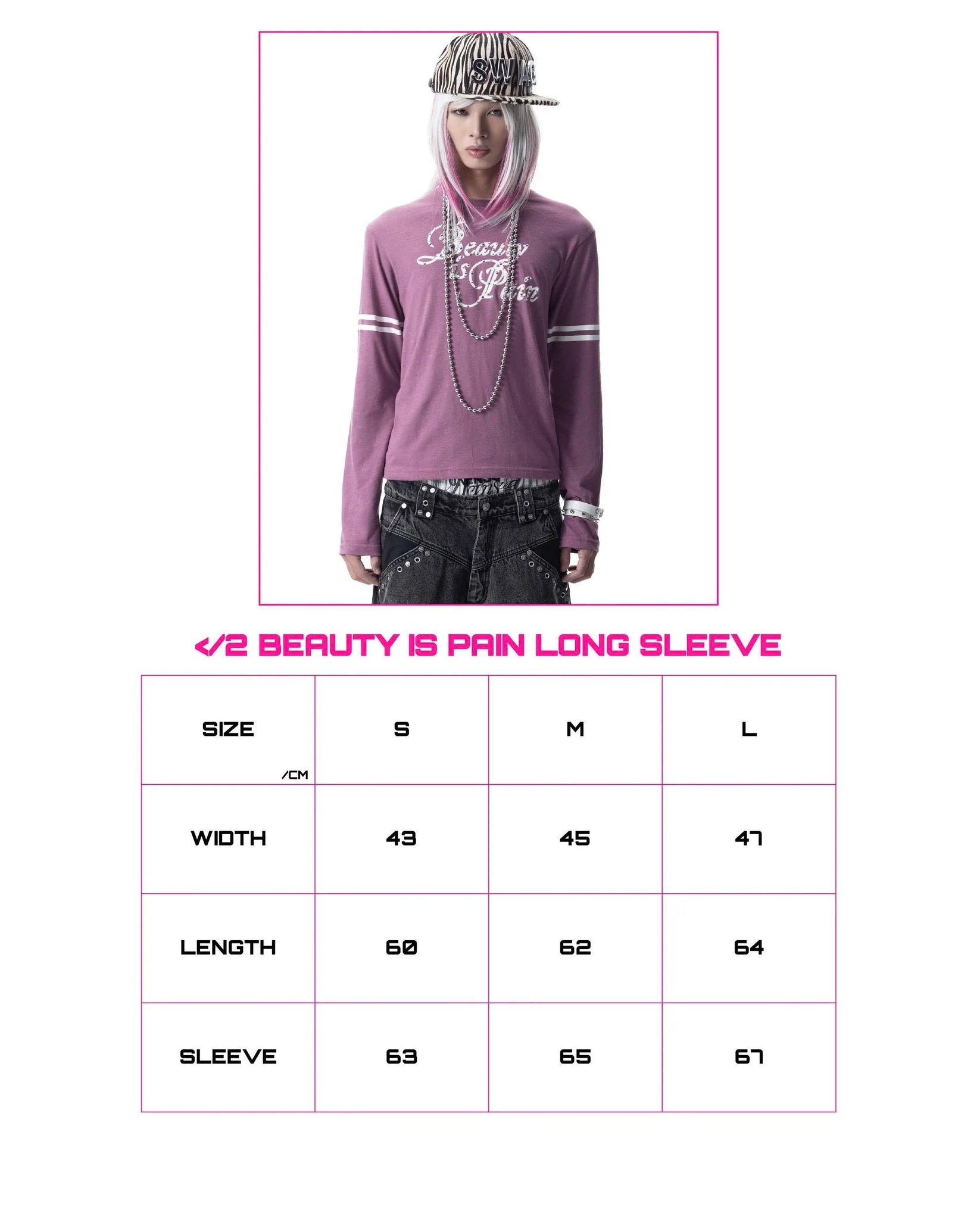 CH2 Beauty IS PAIN LONG Sleeve