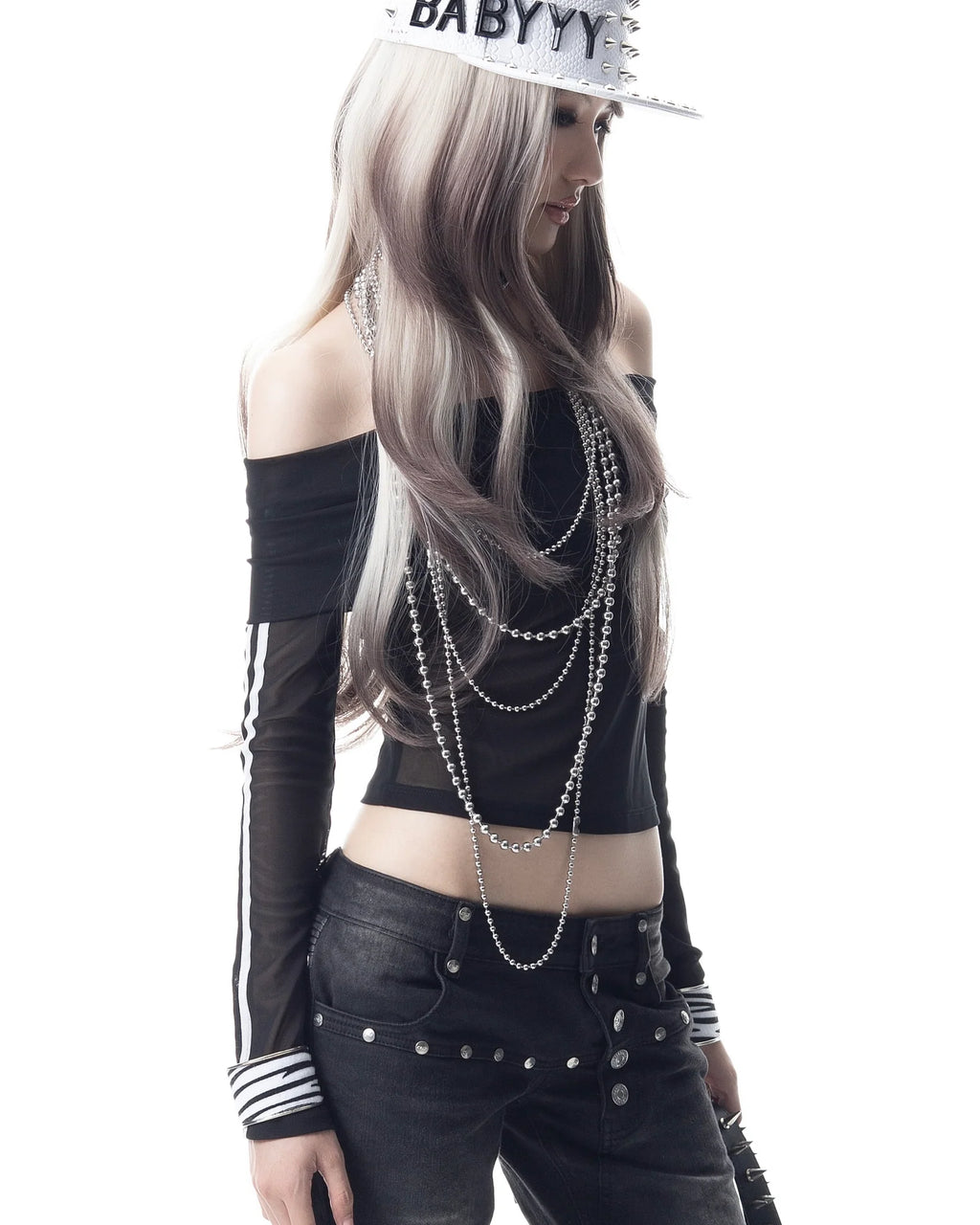 CH2 OFF Shoulder Track TOP