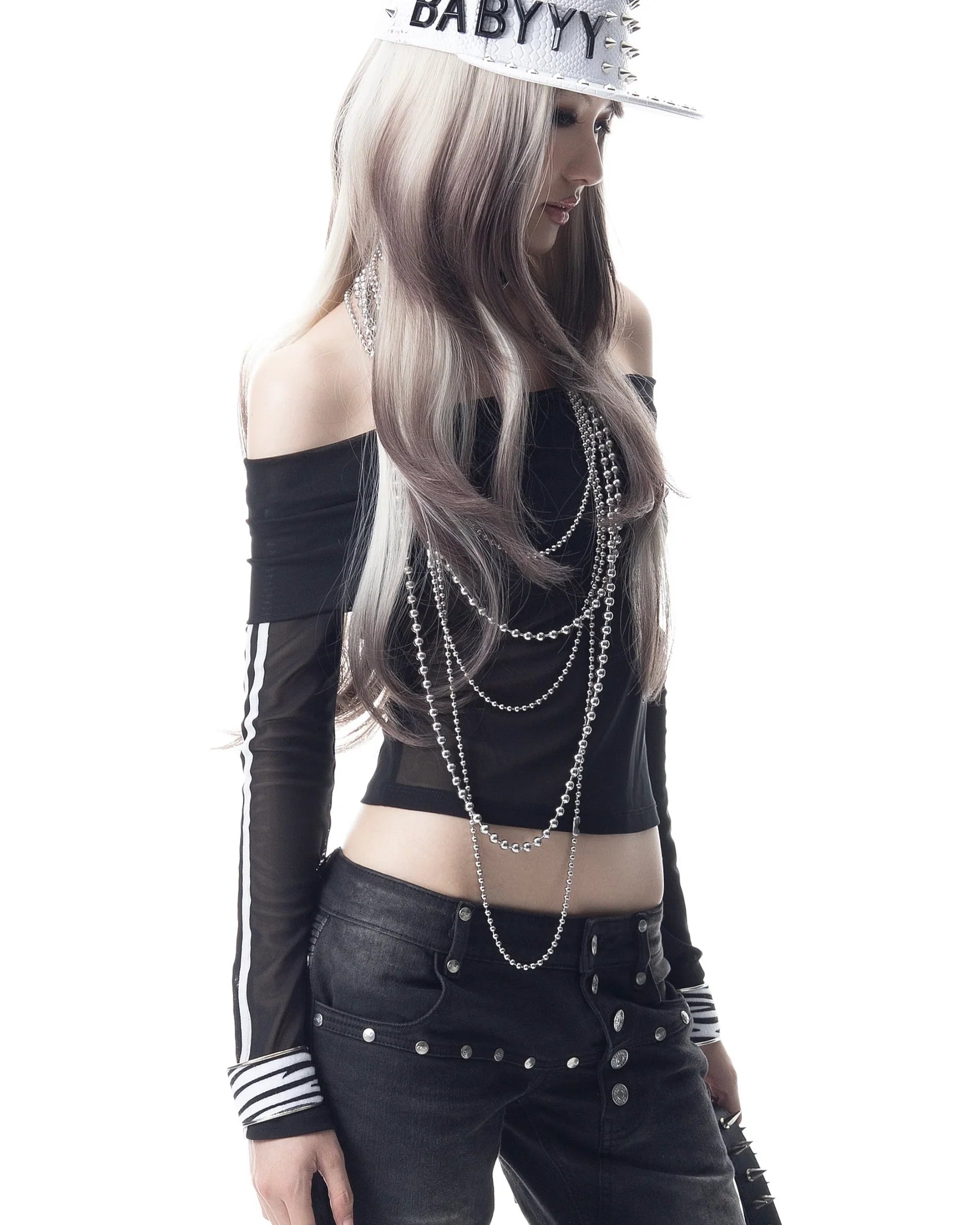 CH2 OFF Shoulder Track TOP