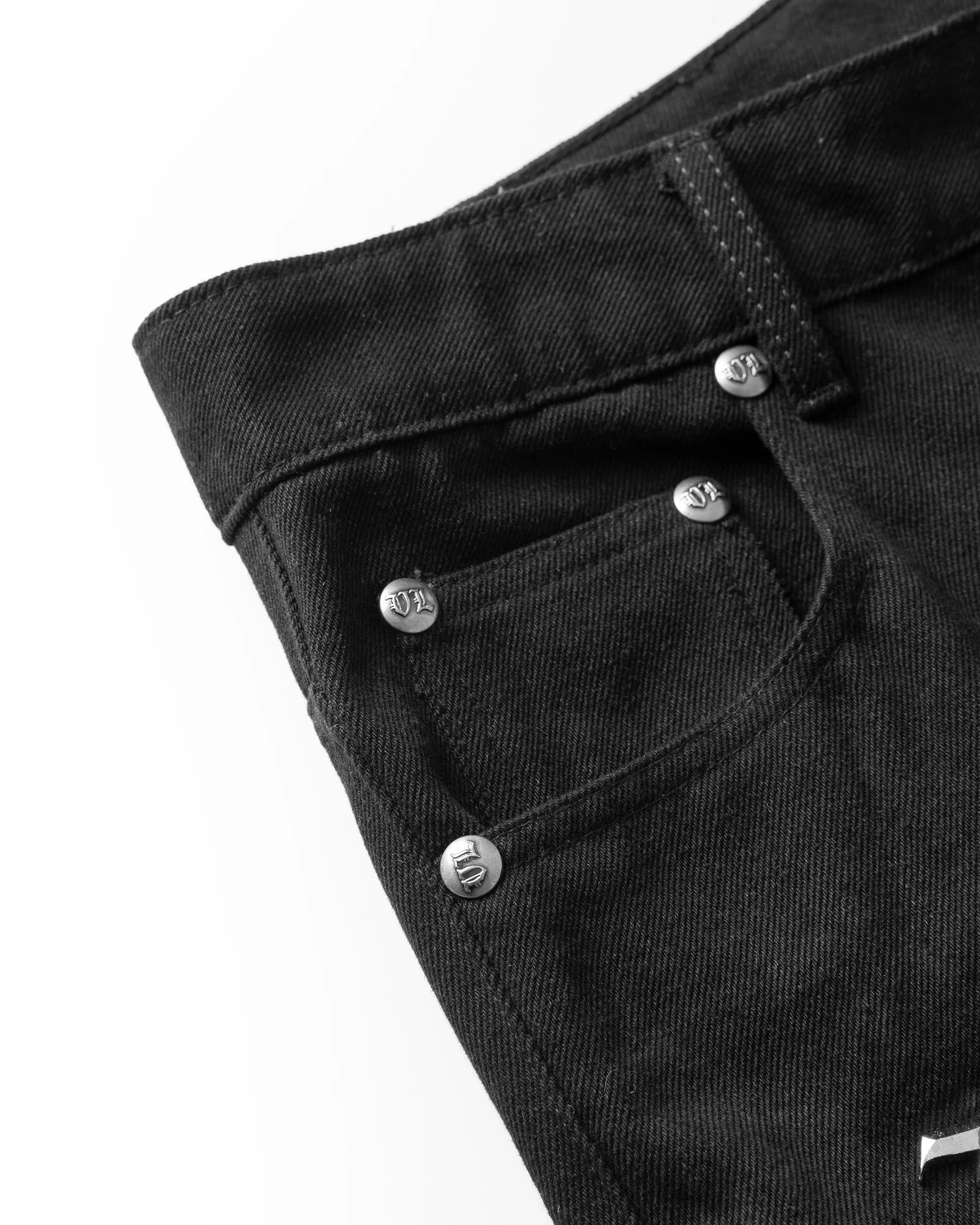 VL Metal Straight Denim Pants
