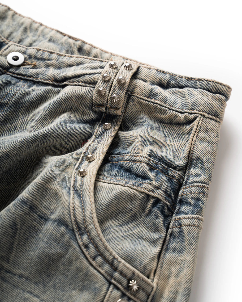 VD Light BLUE Distressed Baggy Pants