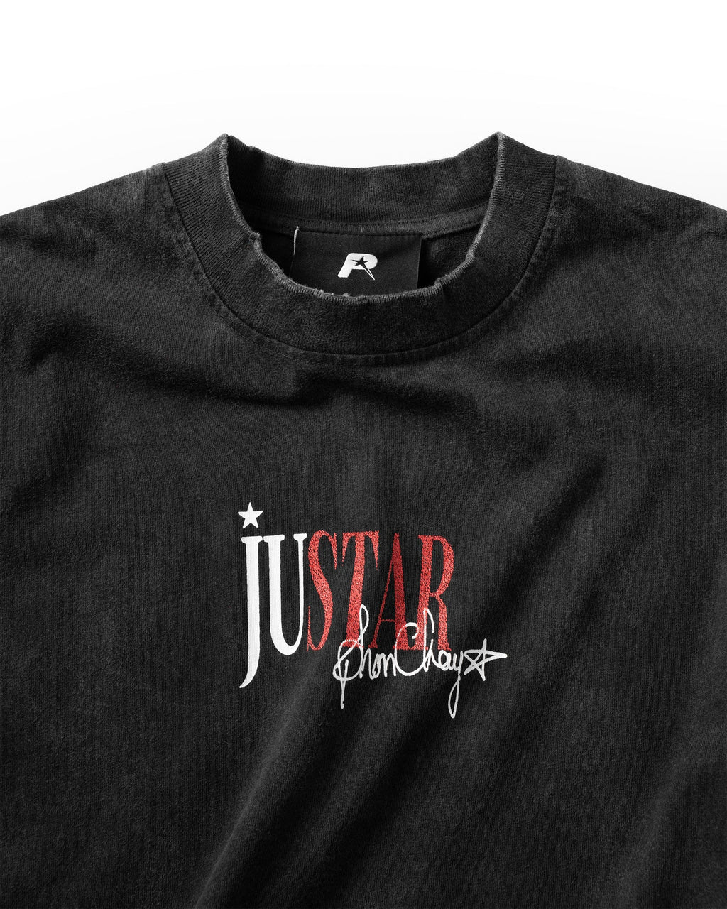 PC JUST STAR TEE - Black