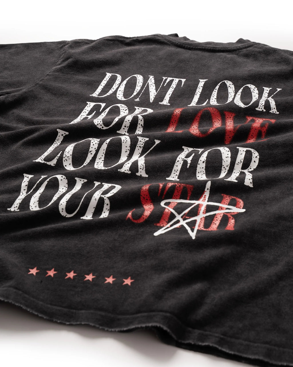 PC JUST STAR TEE - Black