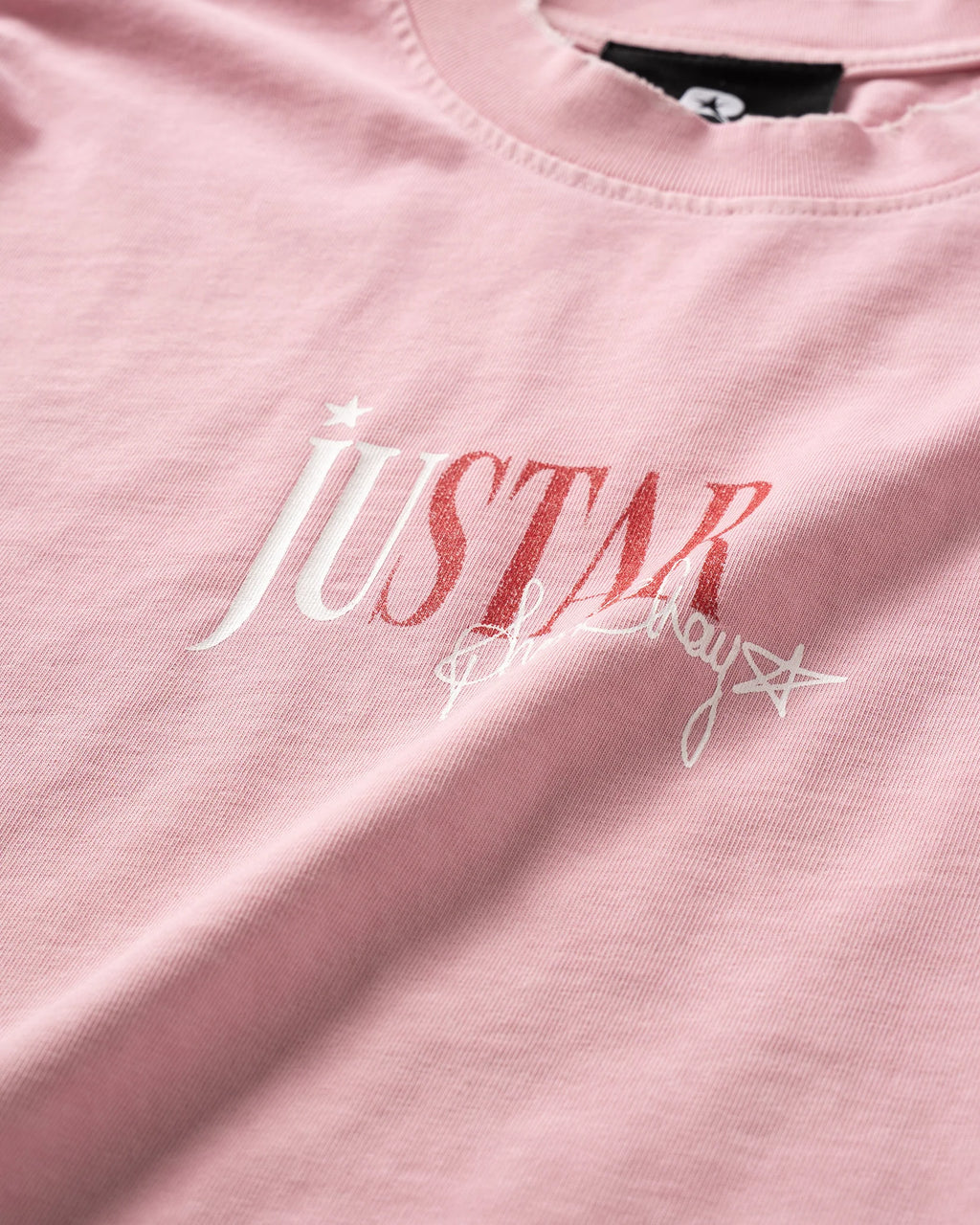 PC JUST STAR TEE - PINK