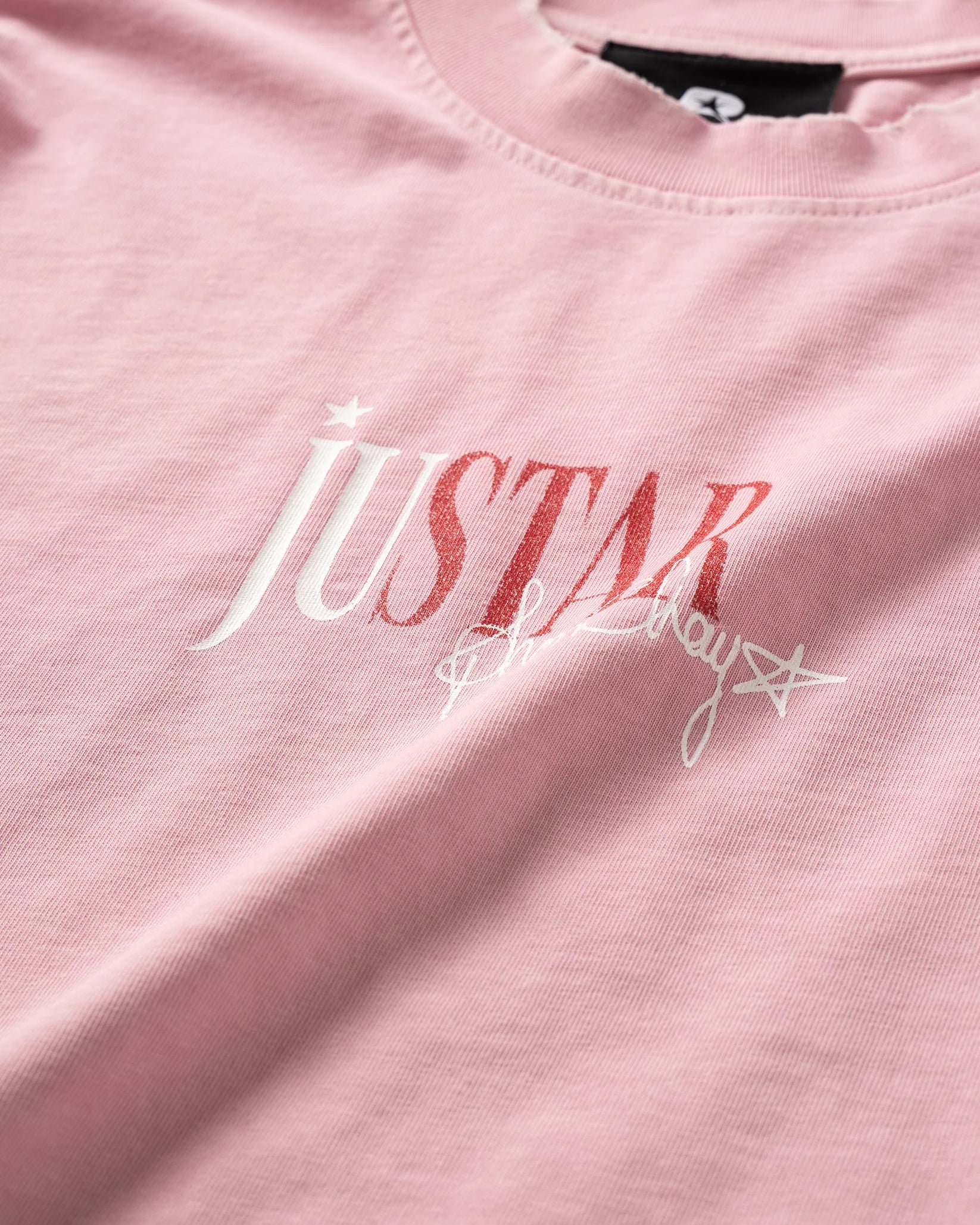 PC JUST STAR TEE - PINK