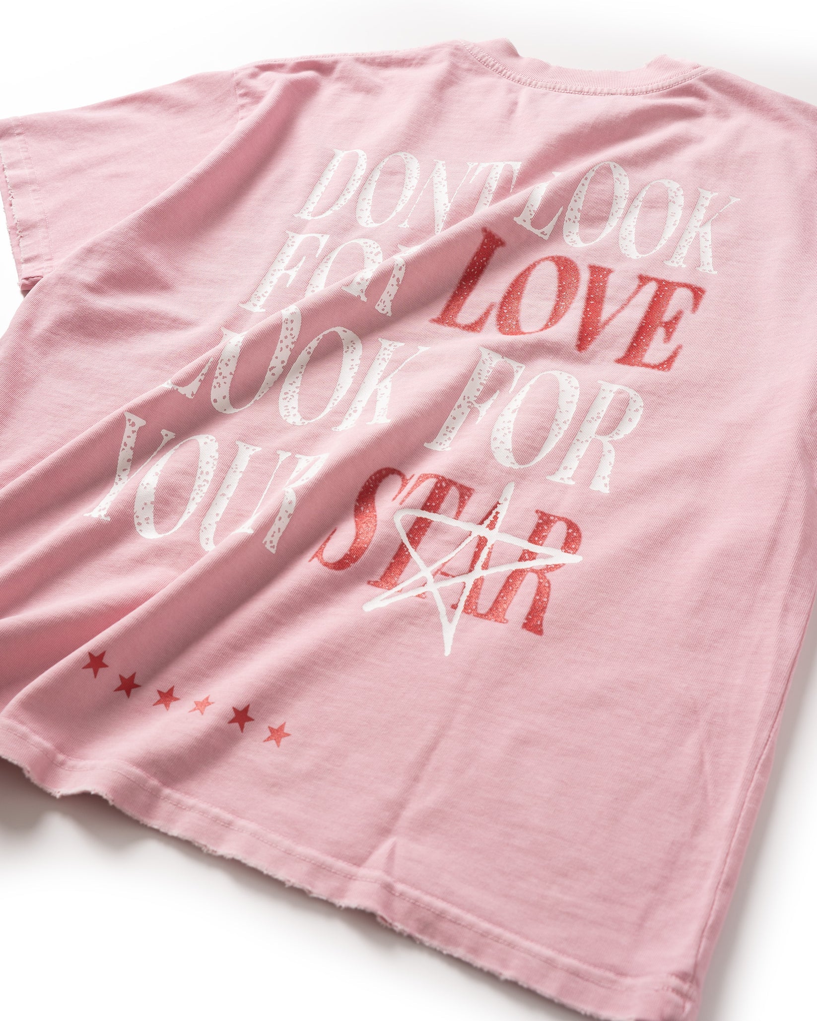 PC JUST STAR TEE - PINK