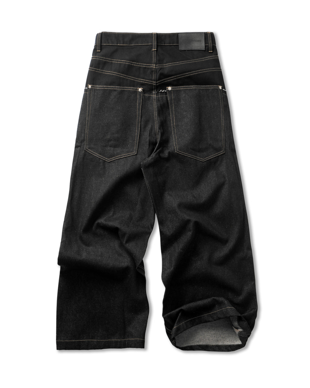 RDW Double RAW Denim Pants - Black