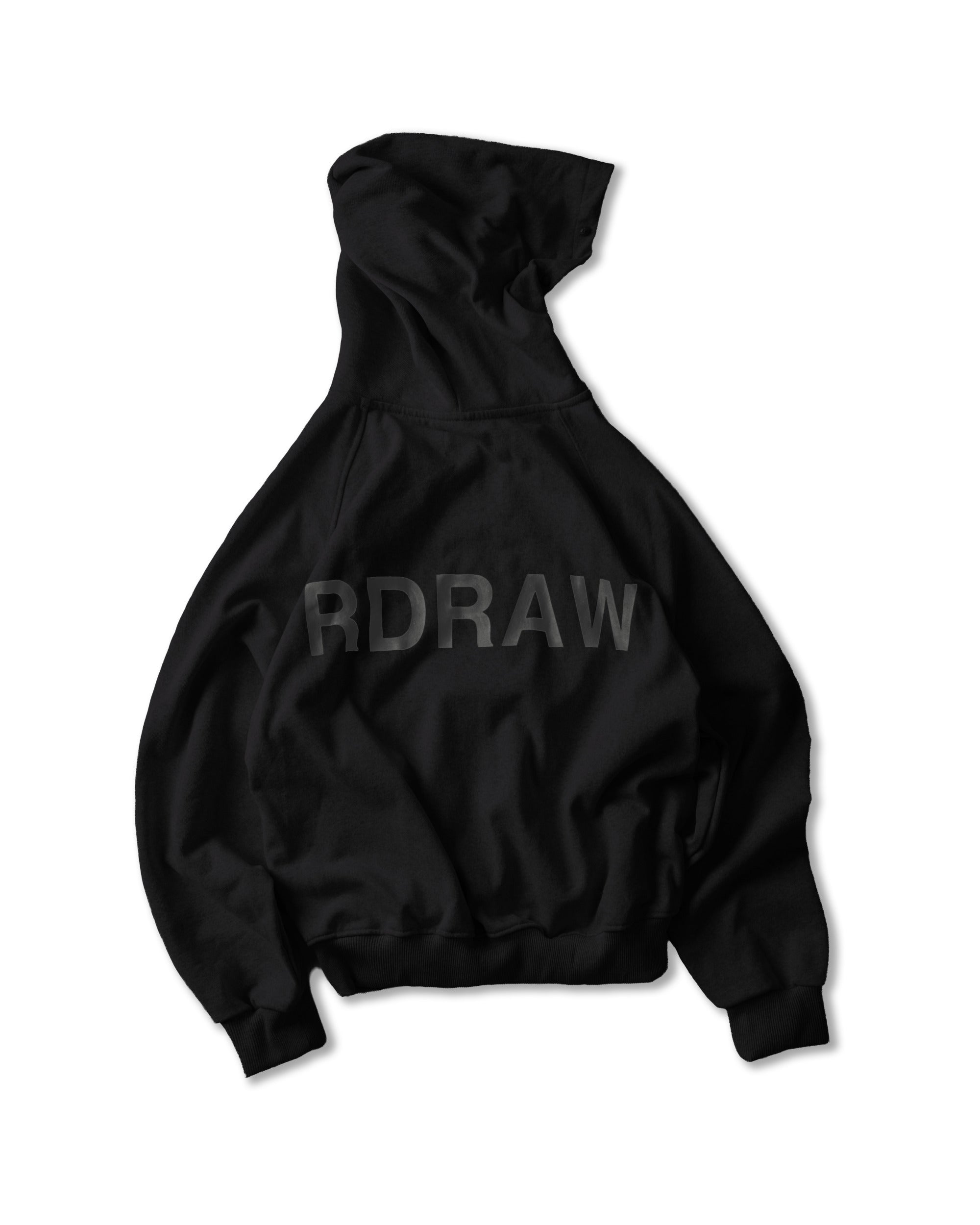 RDW Rivet Raglan Hoodie - GREY