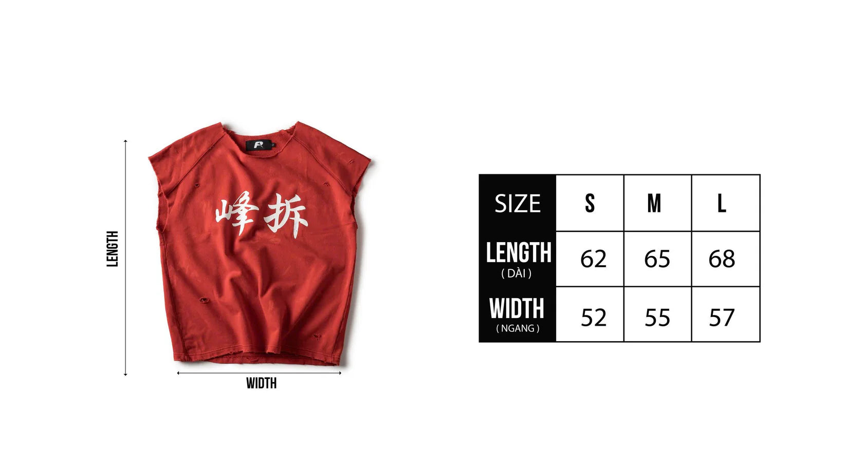 PC RAW TANK TOP - RED