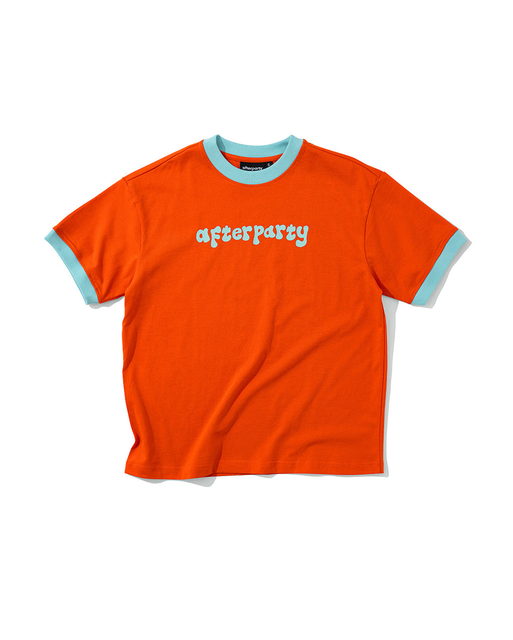 BUBBLE LETTER RINGER TEE [ORANGE]