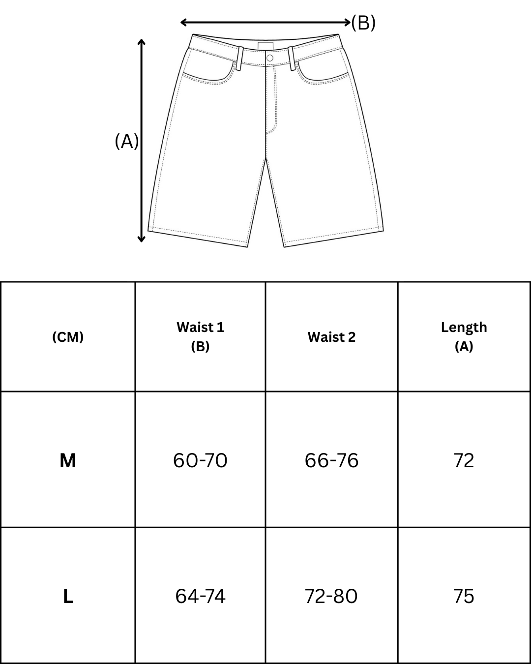 Blackorp - Double Waistband Shorts