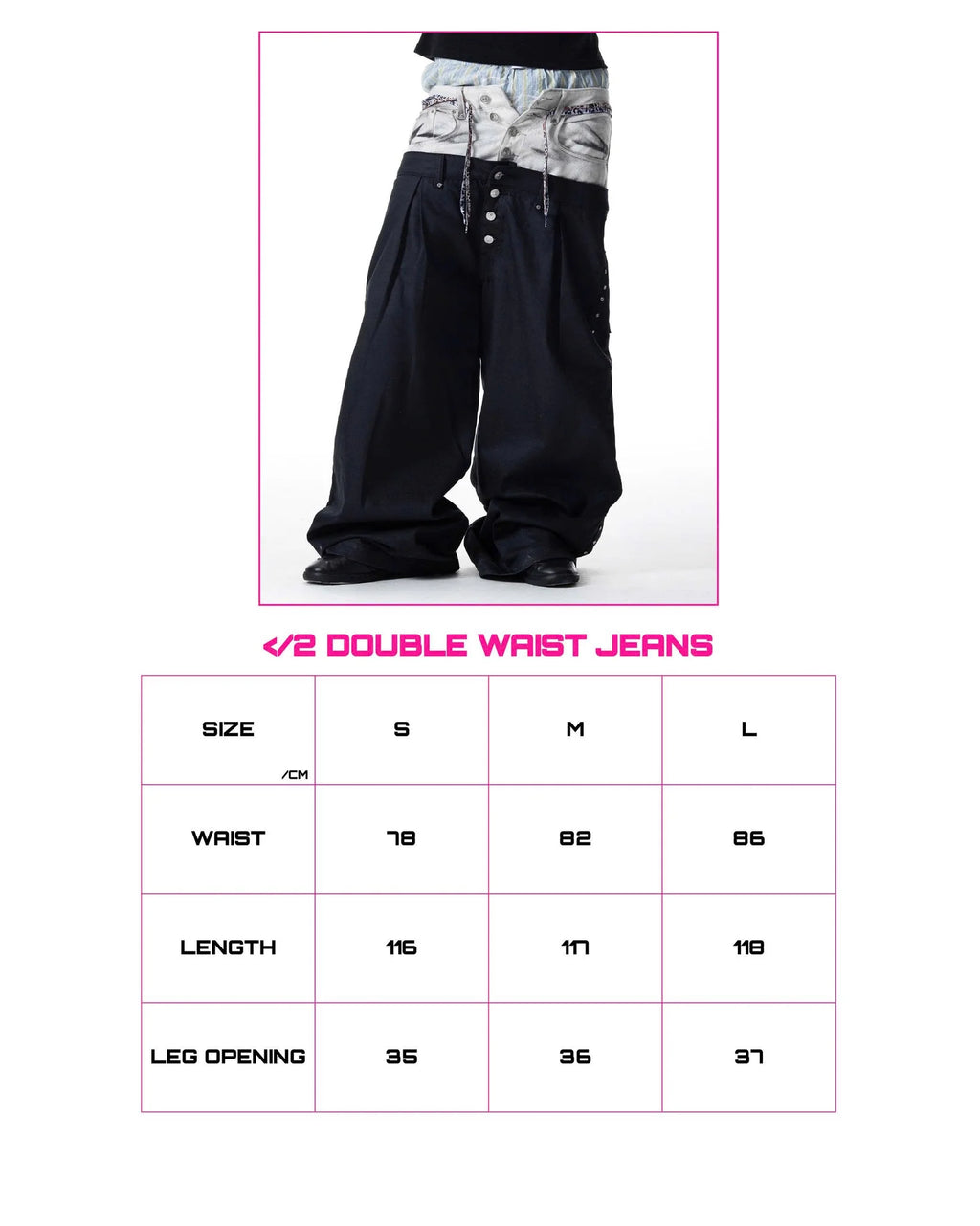CH2 Double Waist Jeans
