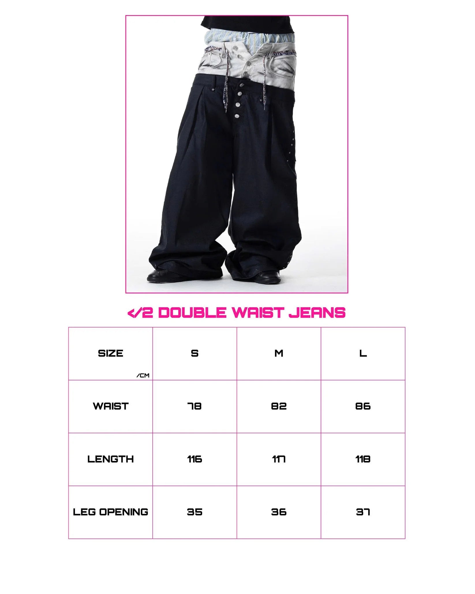 CH2 Double Waist Jeans