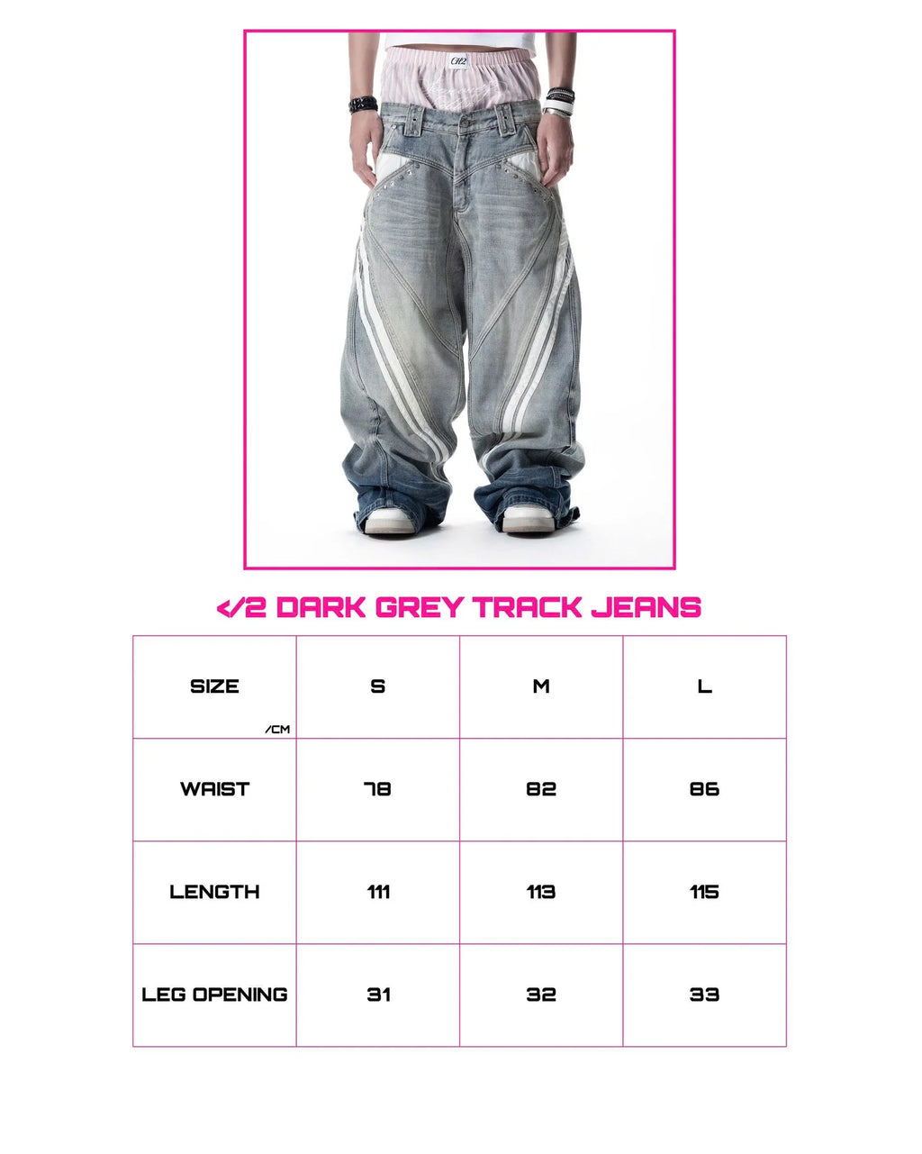 CH2 Track Jeans - BLUE