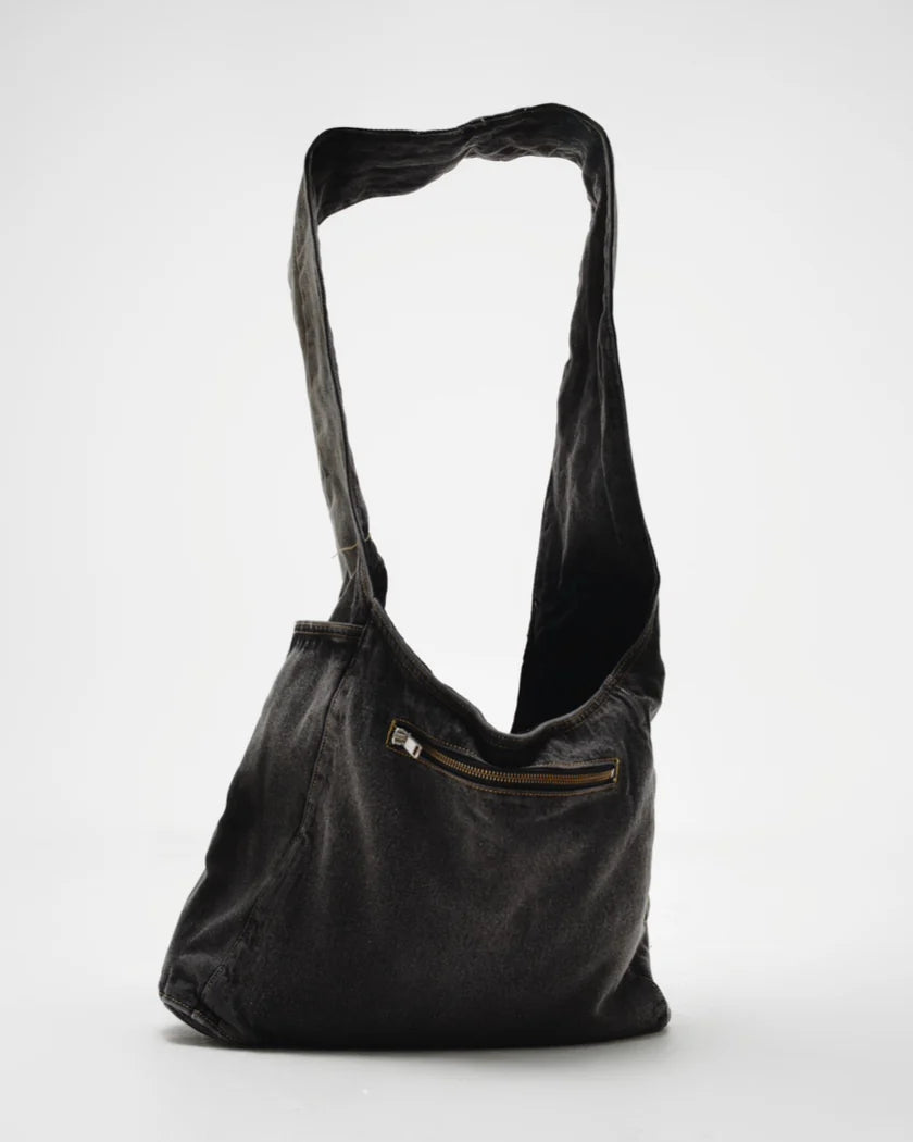 Rave Denim Bag [Black]