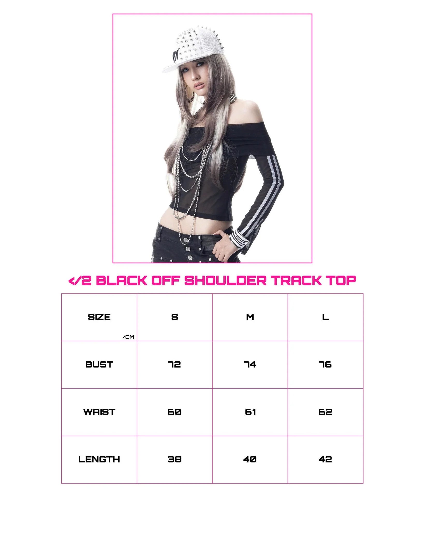 CH2 OFF Shoulder Track TOP