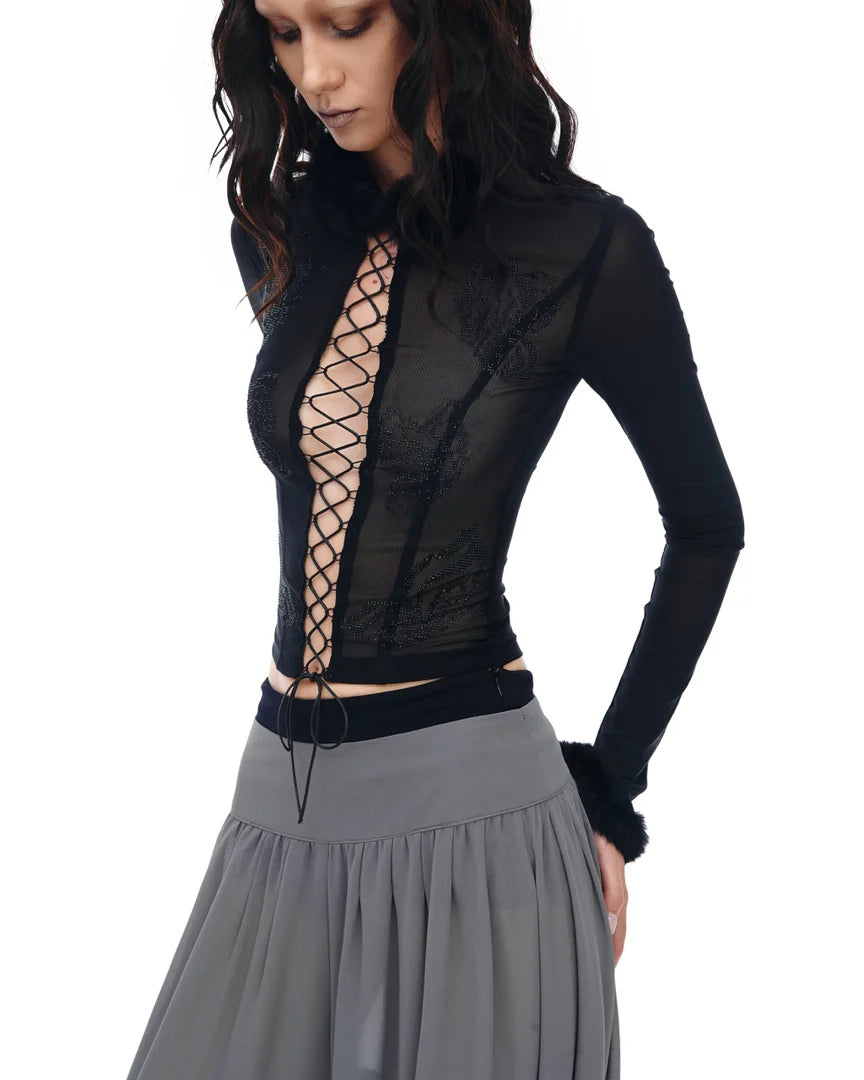 LINISS BUTTERLACE TOP