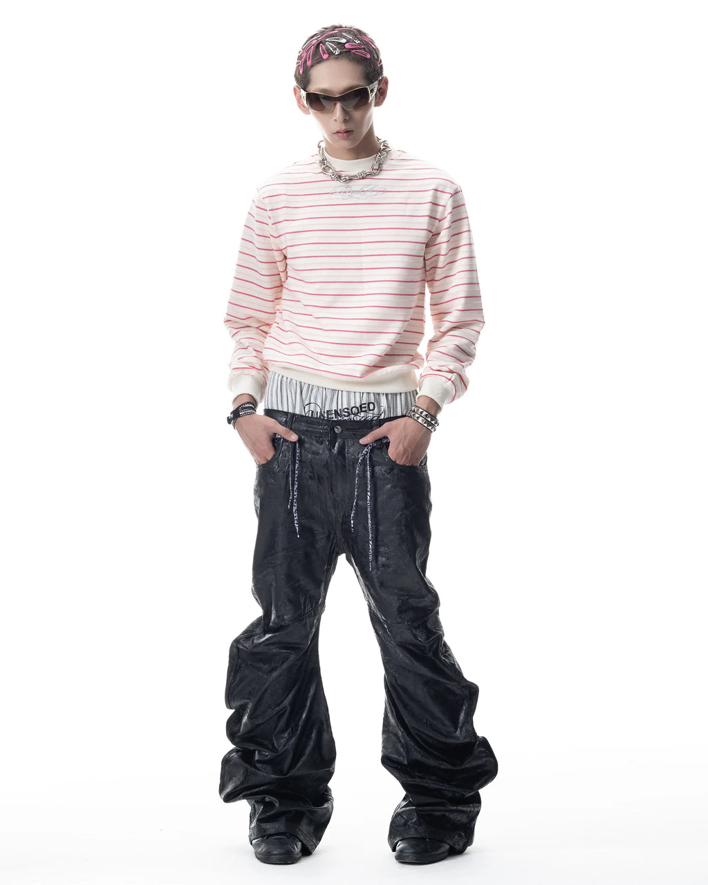 CH2 Black Waxed Jeans