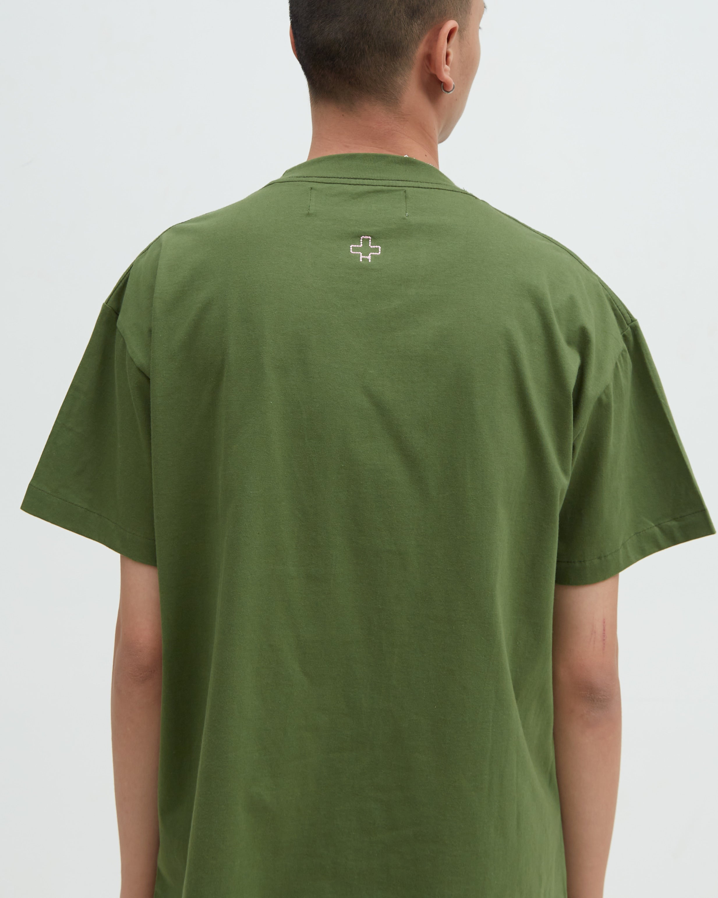 Hotel Basic Logo Embroidery Tee [Green]