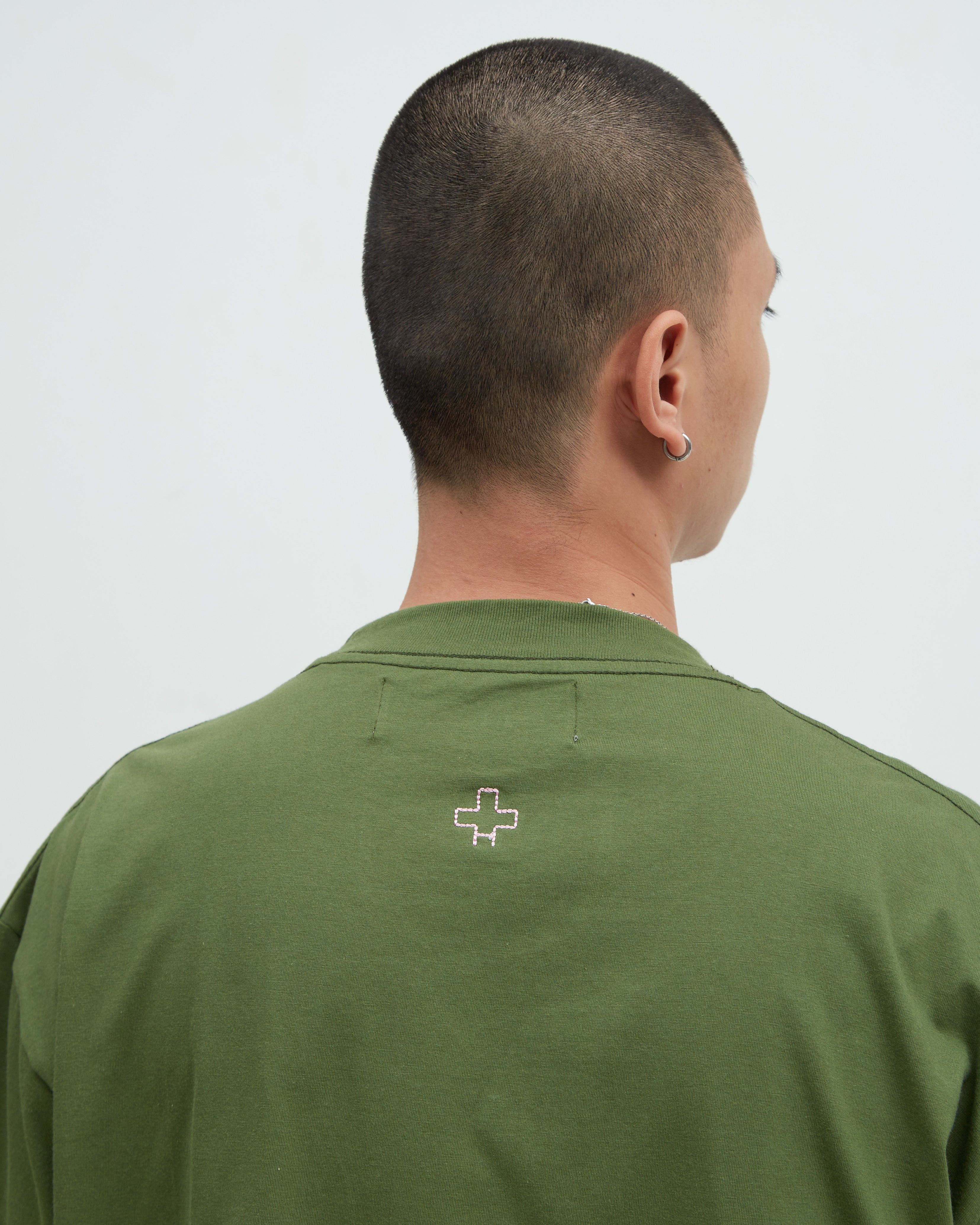 Hotel Basic Logo Embroidery Tee [Green]