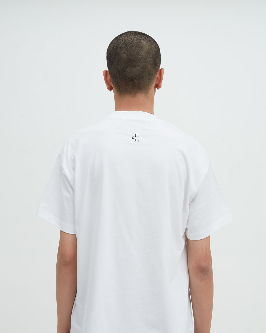 Hotel Basic Logo Embroidery Tee [White]