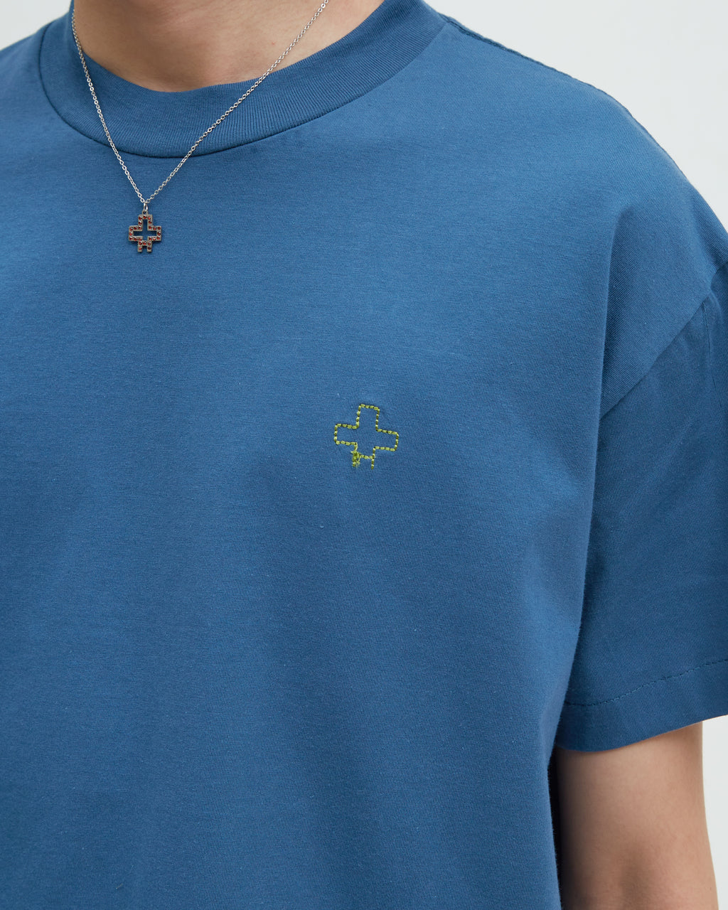 Hotel Basic Logo Embroidery Tee [Blue]