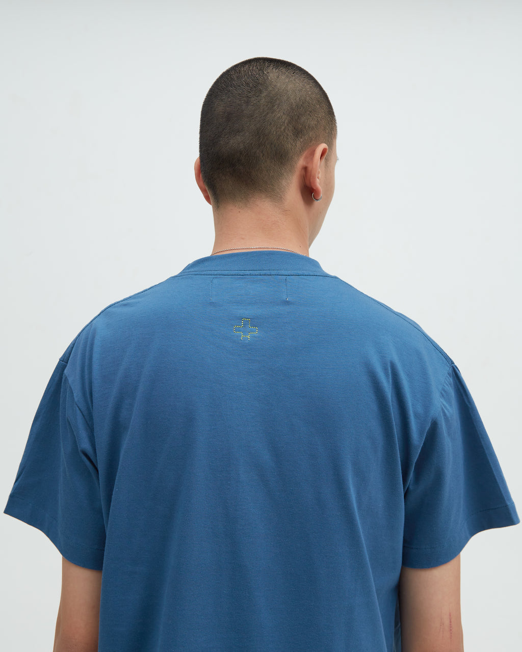 Hotel Basic Logo Embroidery Tee [Blue]