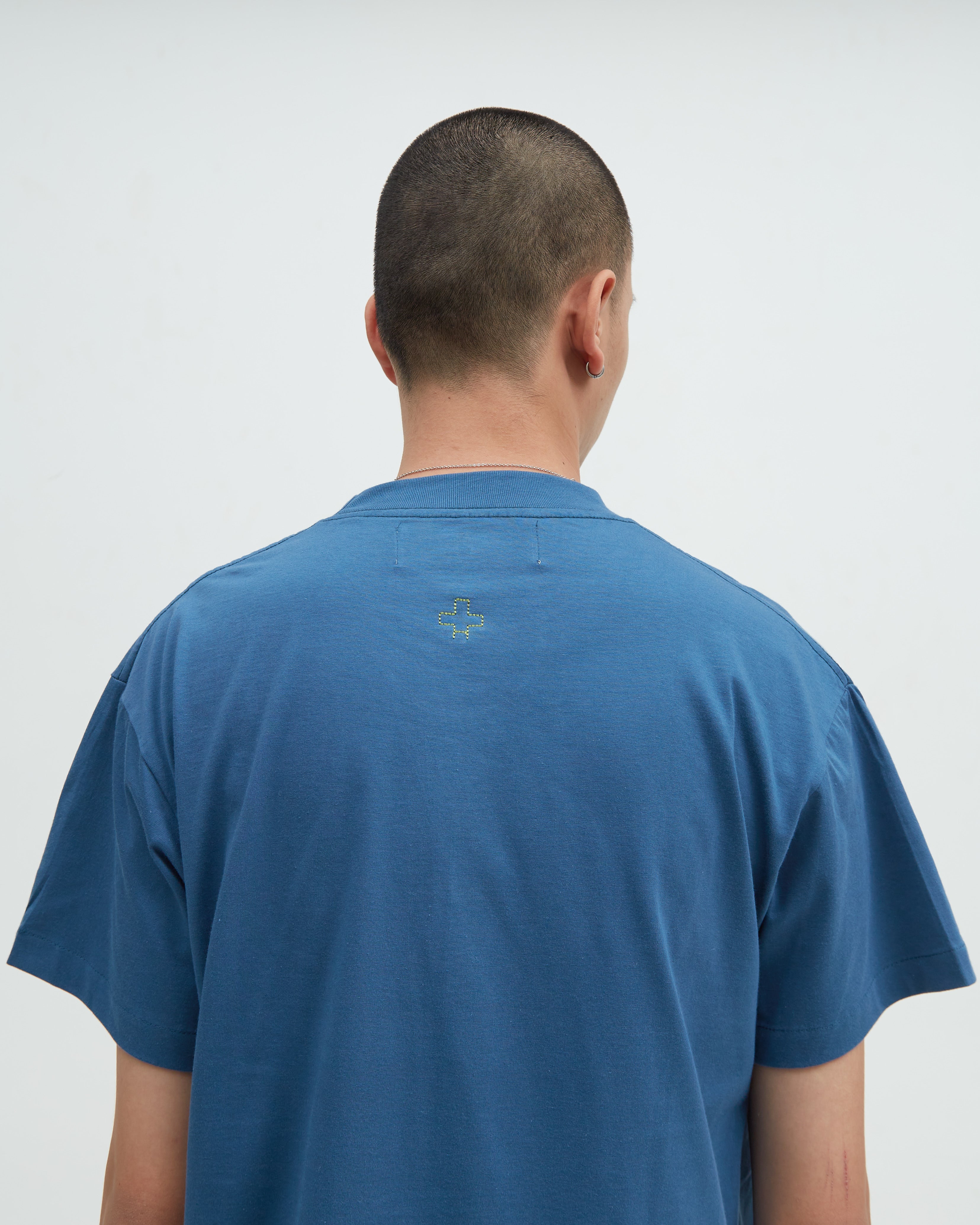Hotel Basic Logo Embroidery Tee [Blue]